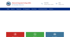 Desktop Screenshot of nic.edu.np