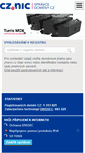 Mobile Screenshot of nic.cz
