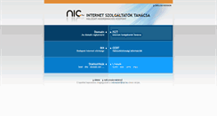 Desktop Screenshot of nic.hu